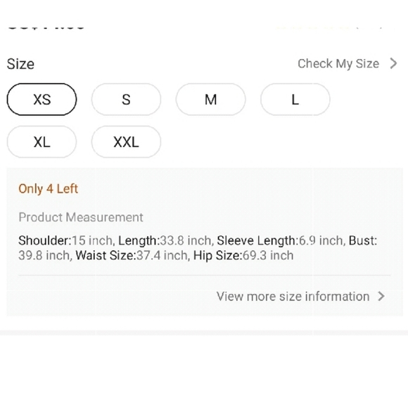 Emery Rose Ladies XS Sundress - Picture 4 of 4